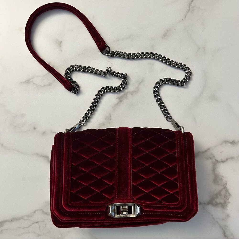 Rebecca Minkoff Red Suede Crossbody.